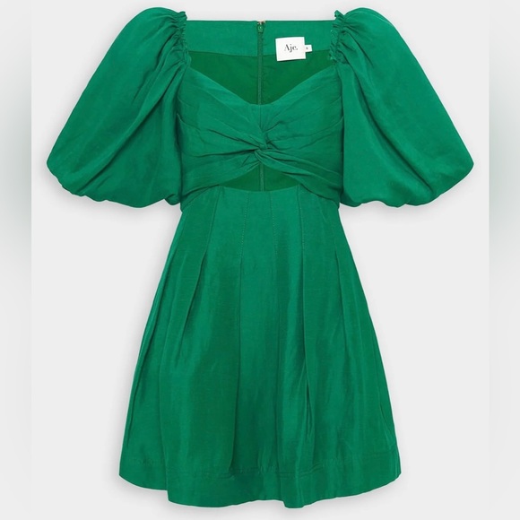 Aje Green Mini Dress - Picture 4 of 13
